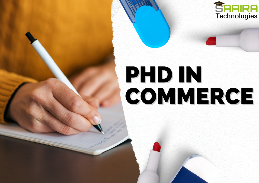 PhD in commerce